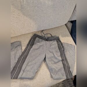 Gray Striped Womens Pants American Rhino